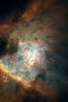 星际漫游者重制版封面，宇宙星云背景，史诗感强